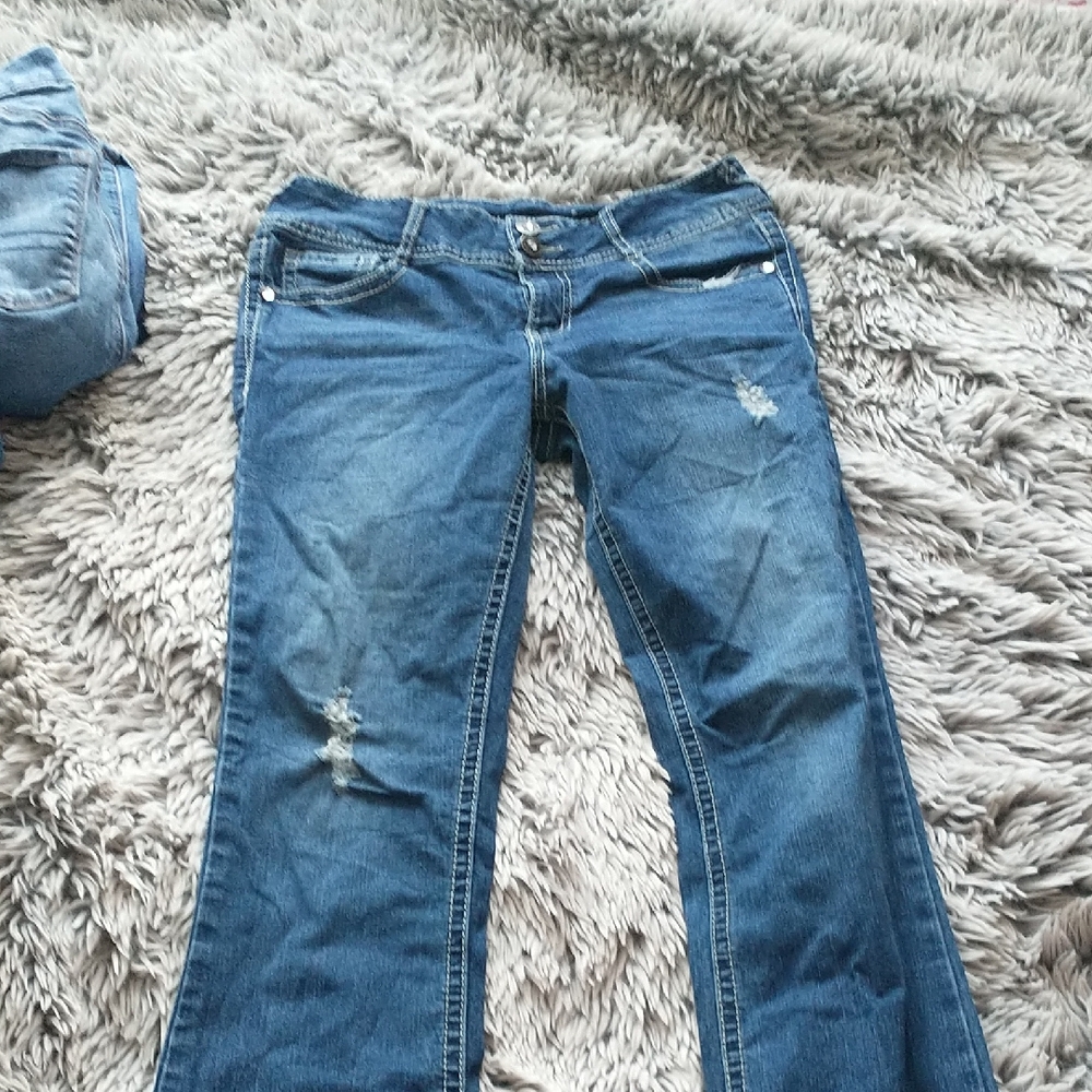 Wallflower Blue Flare Jeans